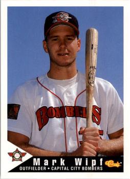 1994 Classic Best Capital City Bombers #24 Mark Wipf Front
