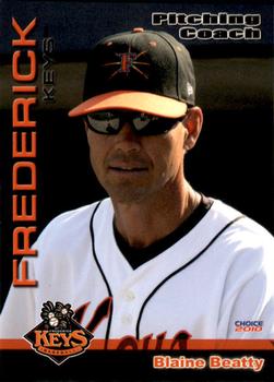 2010 Choice Frederick Keys #28 Blaine Beatty Front