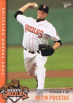 2009 MultiAd Fresno Grizzlies #7 Kevin Pucetas Front