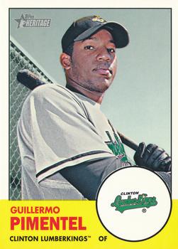 2012 Topps Heritage Minor League #162 Guillermo Pimentel Front