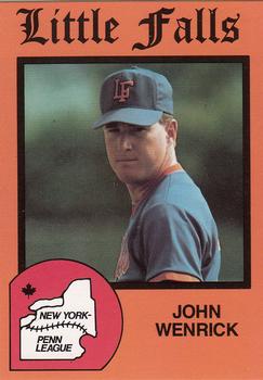 1988 Pucko Little Falls Mets #23 John Wenrick Front