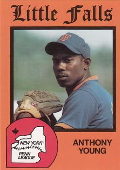 1988 Pucko Little Falls Mets #24 Anthony Young Front