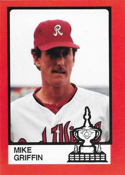 1988 Pucko Rochester Red Wings Governor's Cup #8 Mike Griffin Front