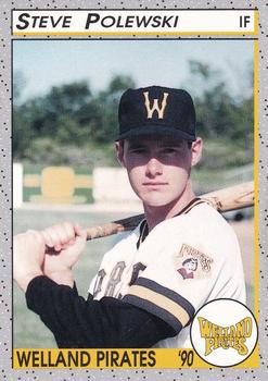 1990 Pucko Welland Pirates #7 Steve Polewski Front