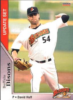 2008 Choice Buffalo Bisons Update #7 David Huff Front