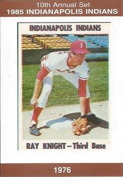 1985 Indianapolis Indians #28 Ray Knight Front
