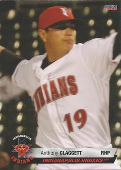 2010 Choice Indianapolis Indians #11 Anthony Claggett Front