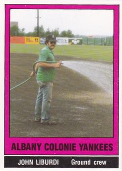 1986 TCMA Albany-Colonie Yankees #13 John Liburdi Front