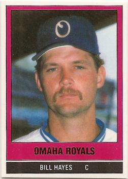 1986 TCMA Omaha Royals #1 Bill Hayes Front