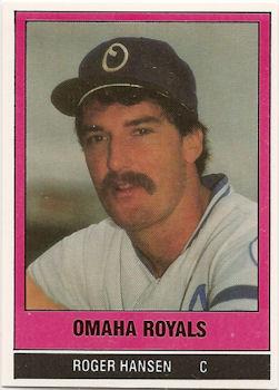 1986 TCMA Omaha Royals #5 Roger Hansen Front