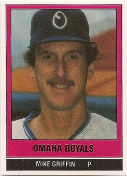 1986 TCMA Omaha Royals #15 Mike Griffin Front