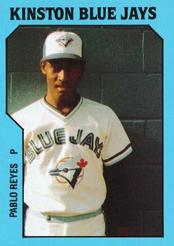 1985 TCMA Kinston Blue Jays #9 Pablo Reyes Front