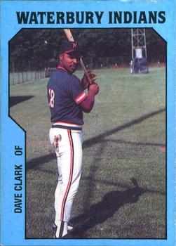 1985 TCMA Waterbury Indians #15 Dave Clark Front