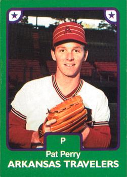 1984 TCMA Arkansas Travelers #18 Pat Perry Front