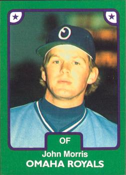 1984 TCMA Omaha Royals #8 John Morris Front