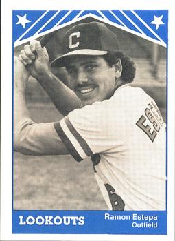 1983 TCMA Chattanooga Lookouts #5 Ramon Estepa Front