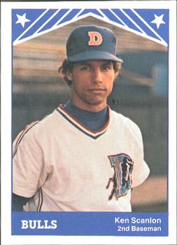 1983 TCMA Durham Bulls #12 Ken Scanlon Front