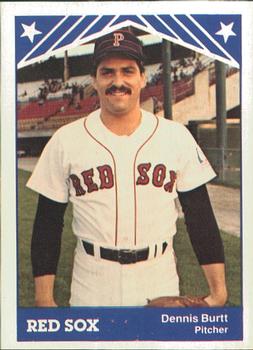 1983 TCMA Pawtucket Red Sox #3 Dennis Burtt Front