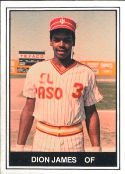 1982 TCMA El Paso Diablos #2 Dion James Front