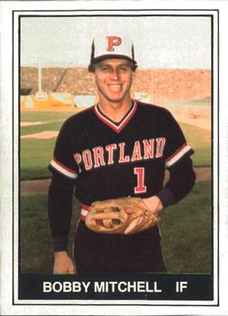 1982 TCMA Portland Beavers #15 Bobby Mitchell Front