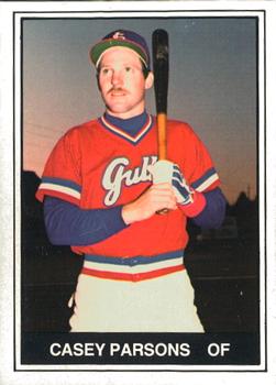 1982 TCMA Salt Lake City Gulls #15 Casey Parsons Front