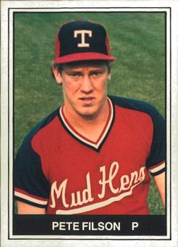 1982 TCMA Toledo Mud Hens #26 Pete Filson Front