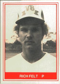 1982 TCMA Vero Beach Dodgers #5 Rich Felt Front