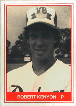 1982 TCMA Vero Beach Dodgers #7 Robert Kenyon Front