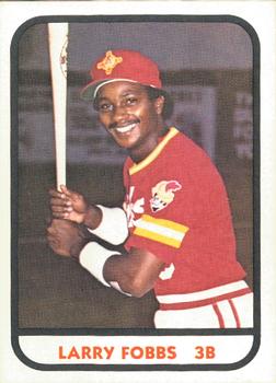 1981 TCMA Albuquerque Dukes #15 Larry Fobbs Front