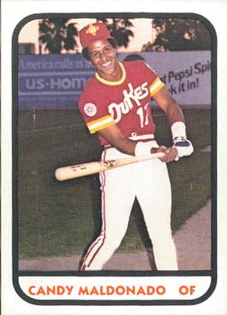 1981 TCMA Albuquerque Dukes #21 Candy Maldonado Front