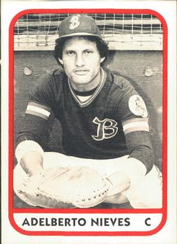 1981 TCMA Batavia Trojans #10 Adalberto Nieves Front