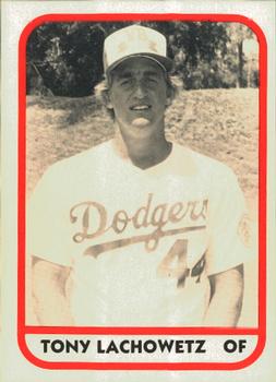 1981 TCMA Vero Beach Dodgers #8 Tony Lachowetz Front