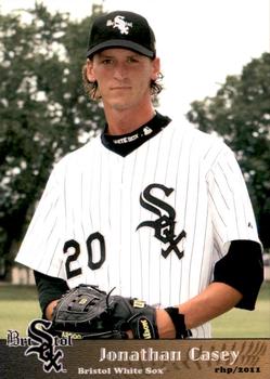 2011 Grandstand Bristol White Sox #NNO Jonathan Casey Front