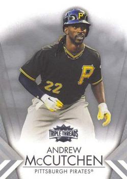 2012 Topps Triple Threads #50 Andrew McCutchen Front