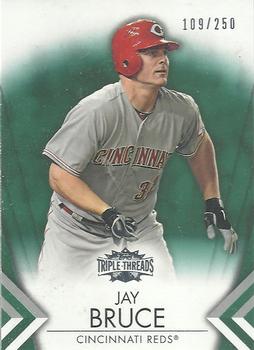 2012 Topps Triple Threads - Emerald #16 Jay Bruce Front