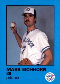 1986 Toronto Blue Jays Fire Safety #NNO Mark Eichhorn Front