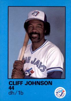 1986 Toronto Blue Jays Fire Safety #NNO Cliff Johnson Front