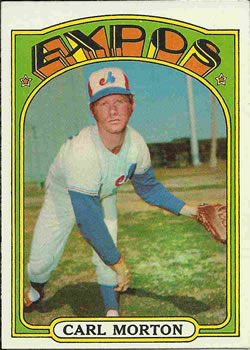 1972 Topps #134 Carl Morton Front