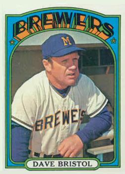 1972 Topps #602 Dave Bristol Front