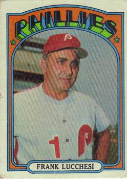 1972 Topps #188 Frank Lucchesi Front