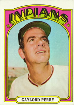 1972 Topps #285 Gaylord Perry Front