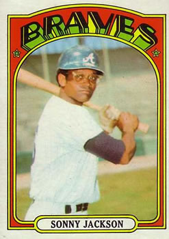 1972 Topps #318 Sonny Jackson Front