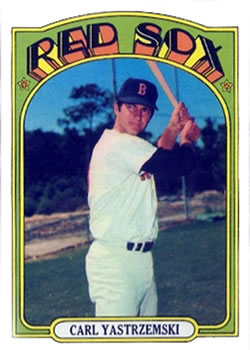 1972 Topps #37 Carl Yastrzemski Front