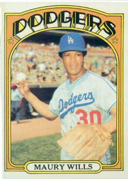 1972 Topps #437 Maury Wills Front