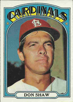 1972 Topps #479 Don Shaw Front