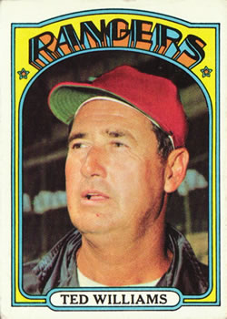 1972 Topps #510 Ted Williams Front