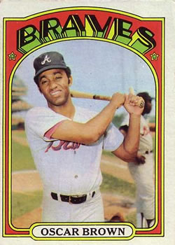 1972 Topps #516 Oscar Brown Front