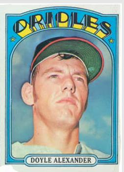 1972 Topps #579 Doyle Alexander Front