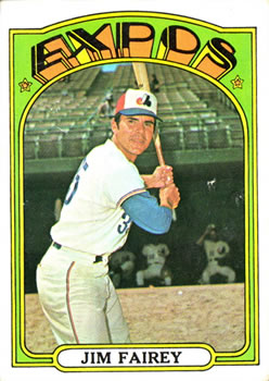 1972 Topps #653 Jim Fairey Front