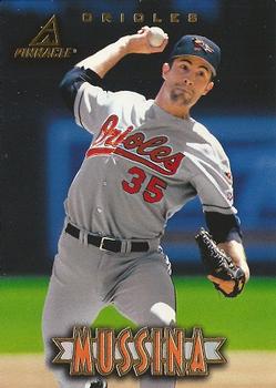 1997 New Pinnacle #128 Mike Mussina Front